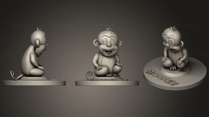 Модель статуи обезьяны